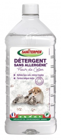 SANITERPEN - Détergent sans allergène - Fleur de Coton 1 L