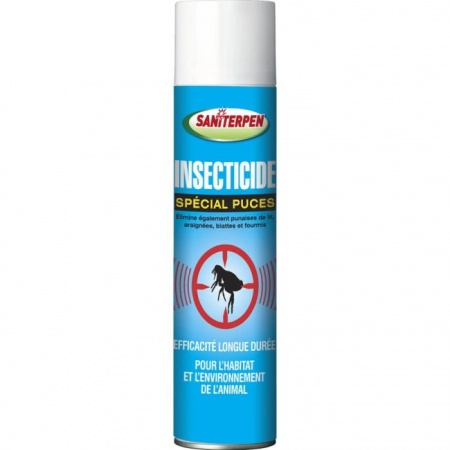 SANITERPEN - Insecticide Spécial Puces Aérosol 400ml.