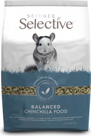 SUPREME - SCIENCE SELECTIVE - Aliment extrudé pour Chinchilla 1.5 Kg