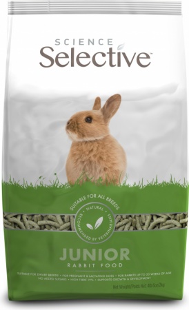 SUPREME - SCIENCE SELECTIVE - Aliment extrudé pour Lapin junior 1.5 Kg