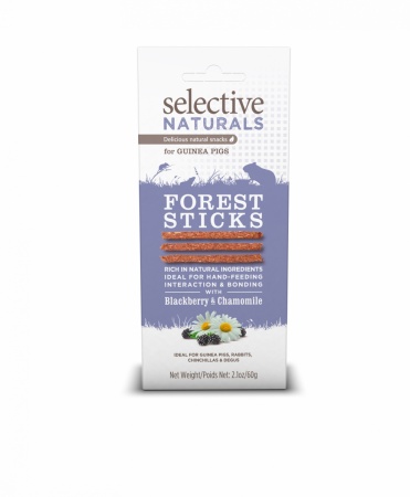 SUPREME - SCIENCE SELECTIVE - Friandises Cochon D\'Inde Forest Sticks Mûre & Camomille