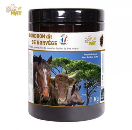 UKAL Élevage - GIB MAT Goudron Végétal dit de Norvège 1 Kg