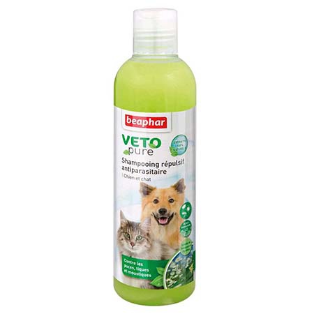 VÉTOpure - Shampooing répulsif antiparasitaire - 200 mL.