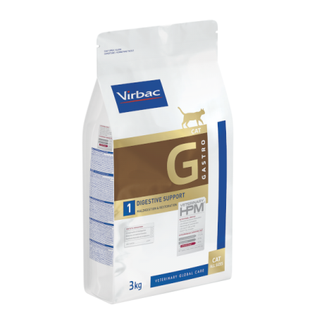 VIRBAC - Chat HPM Gastro 1 Digestive Support