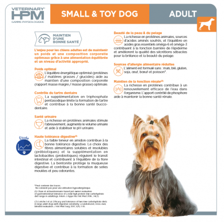 VIRBAC - HPM Dog Adult Small & Toy