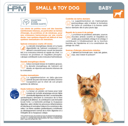 VIRBAC Chien - HPM Baby Small & Toy