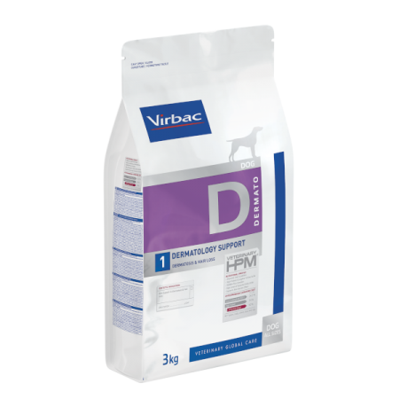 VIRBAC Chien - HPM Dog D1 Dermatology Support