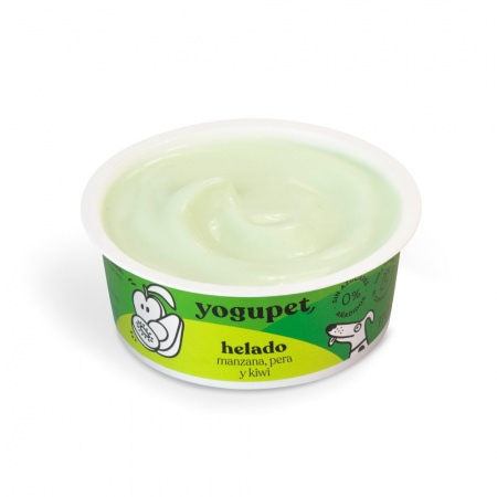 yogupet - Crème Glacée pour Chien (Sans Lactose & Sans Sucre Ajouté) à la Pomme, Poire & Kiwi