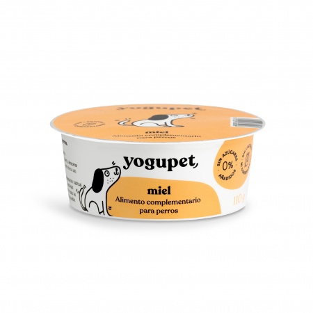 yogupet - Yaourt pour Chien HONEYPET (Sans Lactose & Sans Sucre Ajouté) avec du Miel