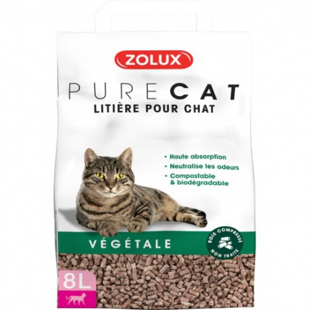 ZOLUX - Litière végétale naturelle Purecat