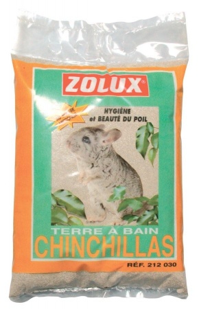 ZOLUX - Terre à bain Chinchillas 2Kg